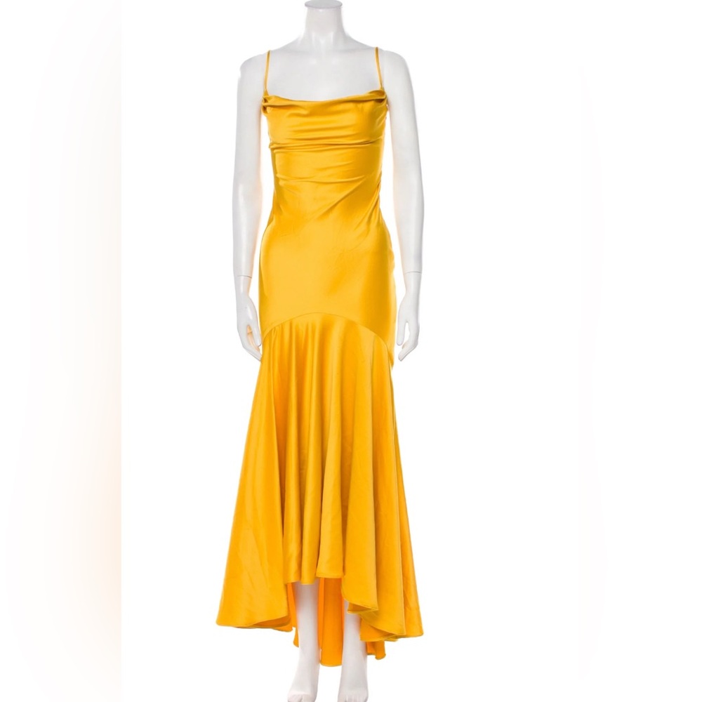 Michael Costello x Revolve Yellow Gown